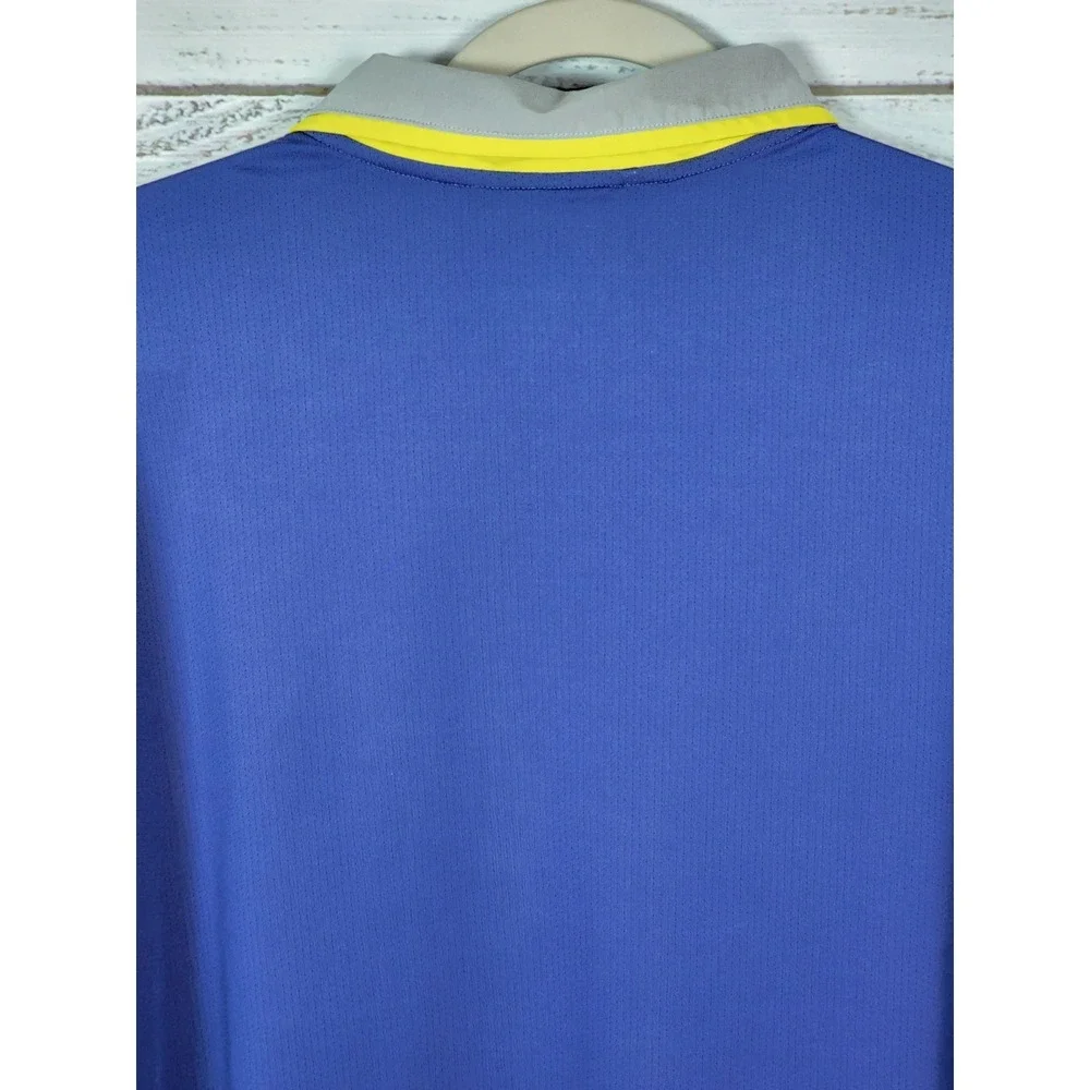 Adidas Polo Golf Shirt Men's Sz 2XL Climacool Navy Blue SL Dri Fit Active Gear